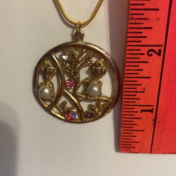 Vintage pendant 18” gold tone chain - Picture 3 of 3